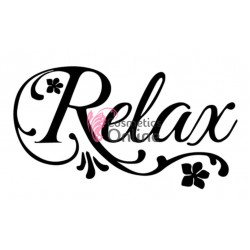 Sablon sticker de perete pentru salon de infrumusetare - J013L - Relax